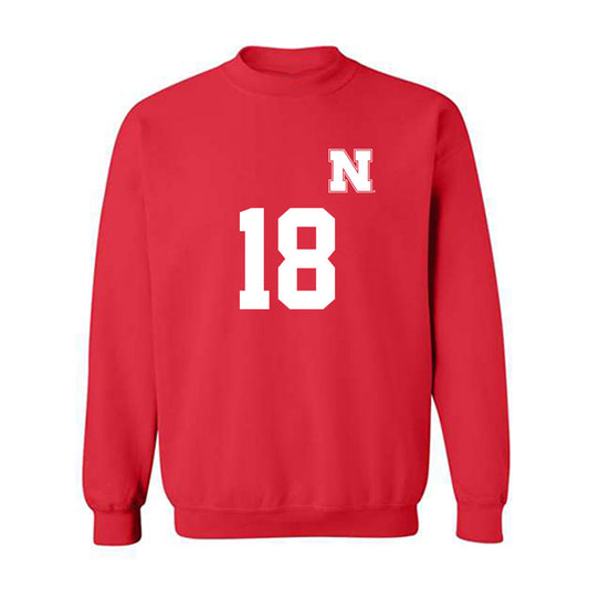 Nebraska - NCAA Women's Soccer : Reese Snowden - Replica Shersey Crewneck Sweatshirt-0