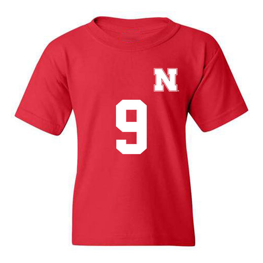 Nebraska - NCAA Men's Soccer : Rhett Stokes - Youth T-Shirt