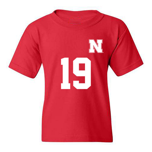 Nebraska - NCAA Women's Soccer : Kianna Perez - Replica Shersey Youth T-Shirt-0
