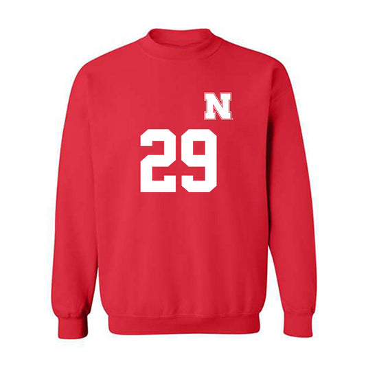 Nebraska - NCAA Women's Soccer : Kayma Carpenter - Replica Shersey Crewneck Sweatshirt-0