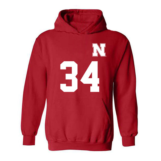 Nebraska - NCAA Women's Soccer : Allison Napora - Hooded Sweatshirt