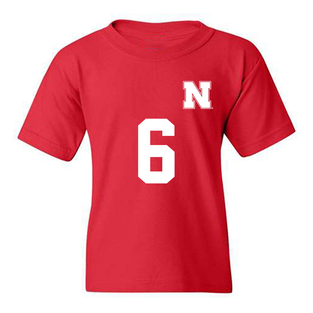 Nebraska - NCAA Women's Soccer : Sadie Sant - Replica Shersey Youth T-Shirt-0