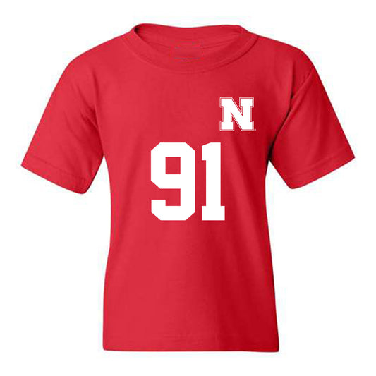 Nebraska - NCAA Women's Soccer : Sami Hauk - Youth T-Shirt