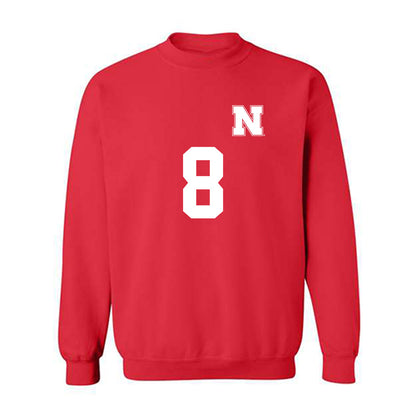 Nebraska - NCAA Women's Soccer : Reese Borer - Replica Shersey Crewneck Sweatshirt-0