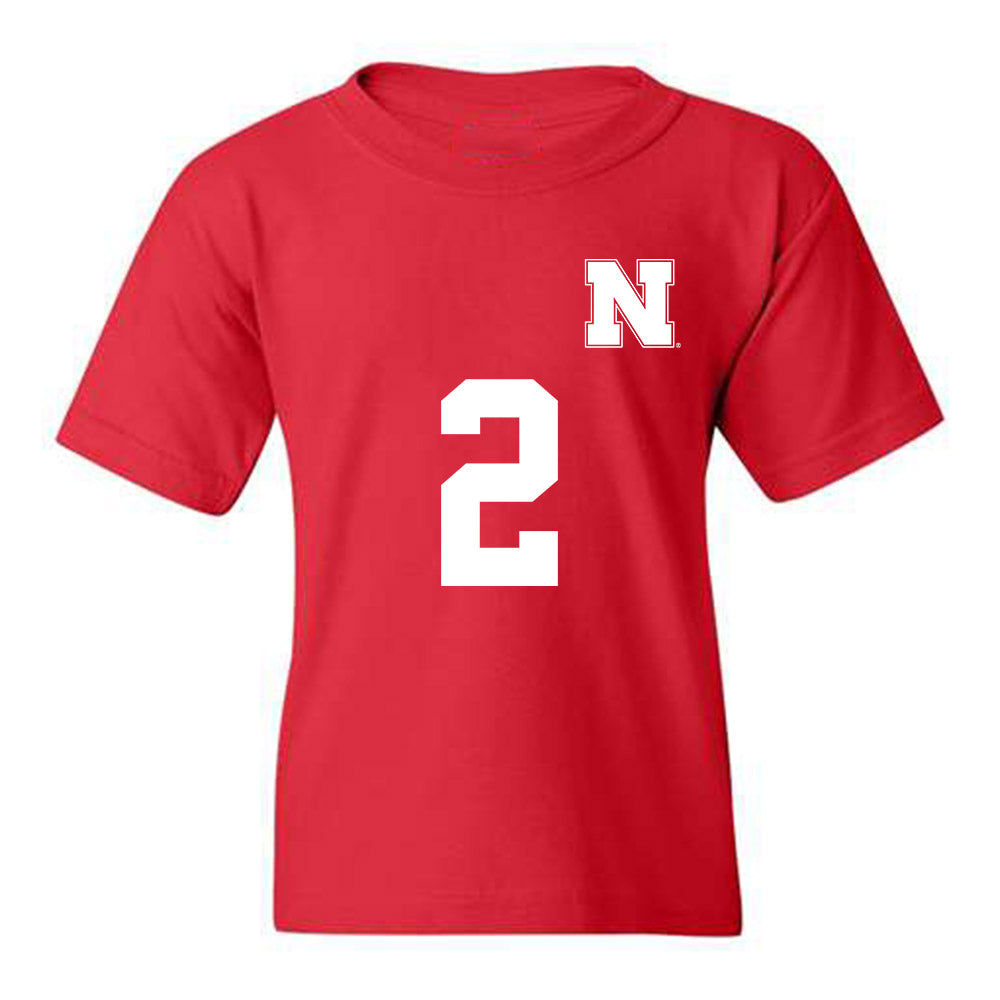 Nebraska - NCAA Women's Soccer : Haley Peterson - Youth T-Shirt