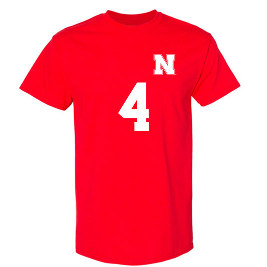 Nebraska - NCAA Women's Soccer : Karli Williams - Replica Shersey T-Shirt-0