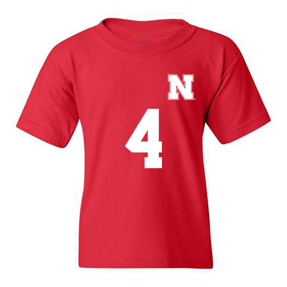 Nebraska - NCAA Women's Soccer : Karli Williams - Replica Shersey Youth T-Shirt-0