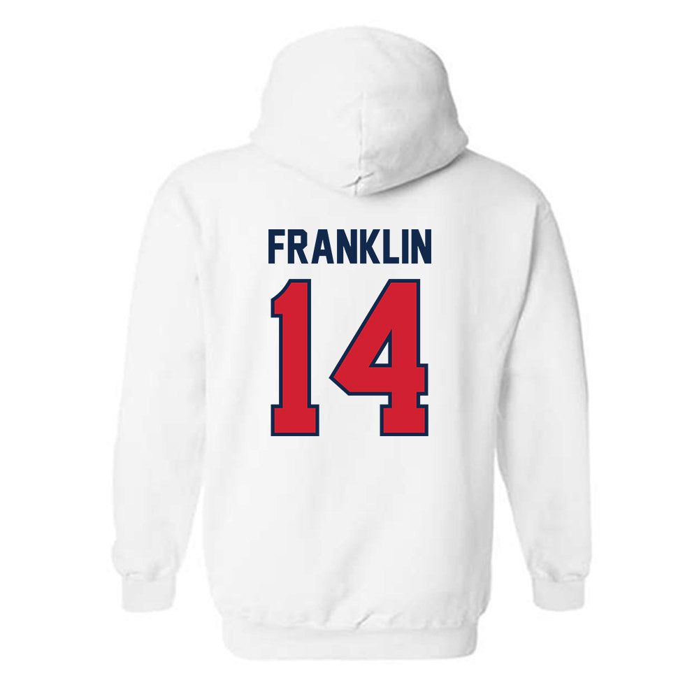 Ole Miss - NCAA Football : Kam Franklin - Replica Shersey Hooded Sweatshirt-1