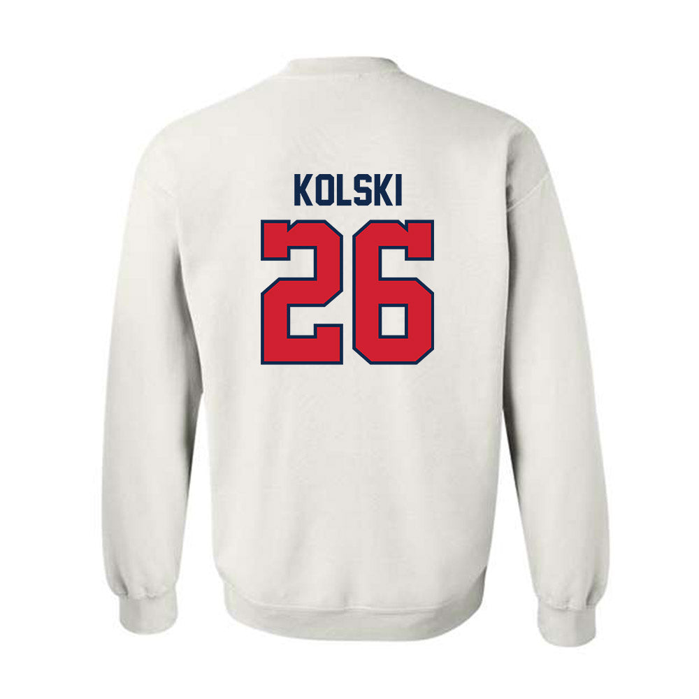 Ole Miss - NCAA Women's Soccer : Allison Kolski - Replica Shersey Crewneck Sweatshirt-1