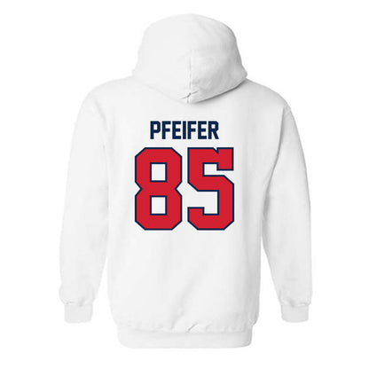 Ole Miss - NCAA Football : Joshua Pfeifer - Replica Shersey Hooded Sweatshirt