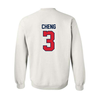 Ole Miss - NCAA Baseball : Luke Cheng - Replica Shersey Crewneck Sweatshirt-1