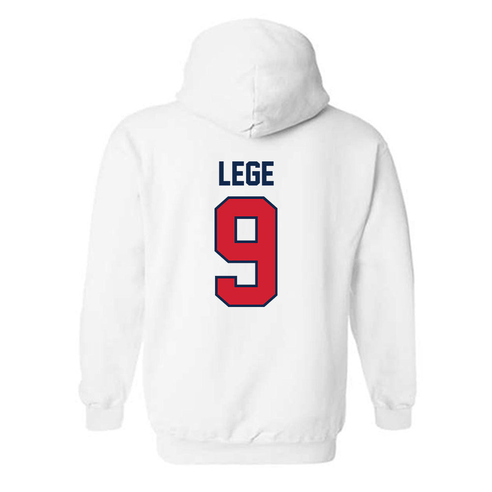 Ole Miss - NCAA Baseball : Ethan Lege - Replica Shersey Hooded Sweatshirt