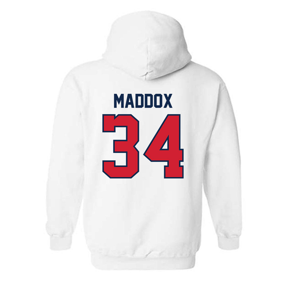 Ole Miss - NCAA Baseball : Riley Maddox - Replica Shersey Hooded Sweatshirt