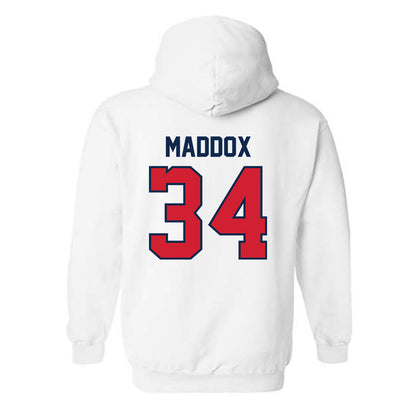 Ole Miss - NCAA Baseball : Riley Maddox - Replica Shersey Hooded Sweatshirt