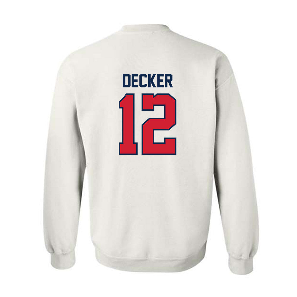Ole Miss - NCAA Baseball : Dominic Decker - Replica Shersey Crewneck Sweatshirt-1
