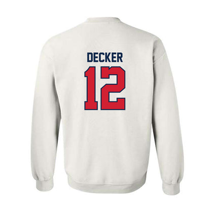 Ole Miss - NCAA Baseball : Dominic Decker - Replica Shersey Crewneck Sweatshirt-1