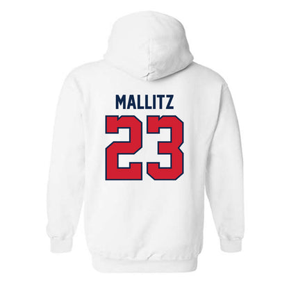 Ole Miss - NCAA Baseball : Josh Mallitz - Replica Shersey Hooded Sweatshirt