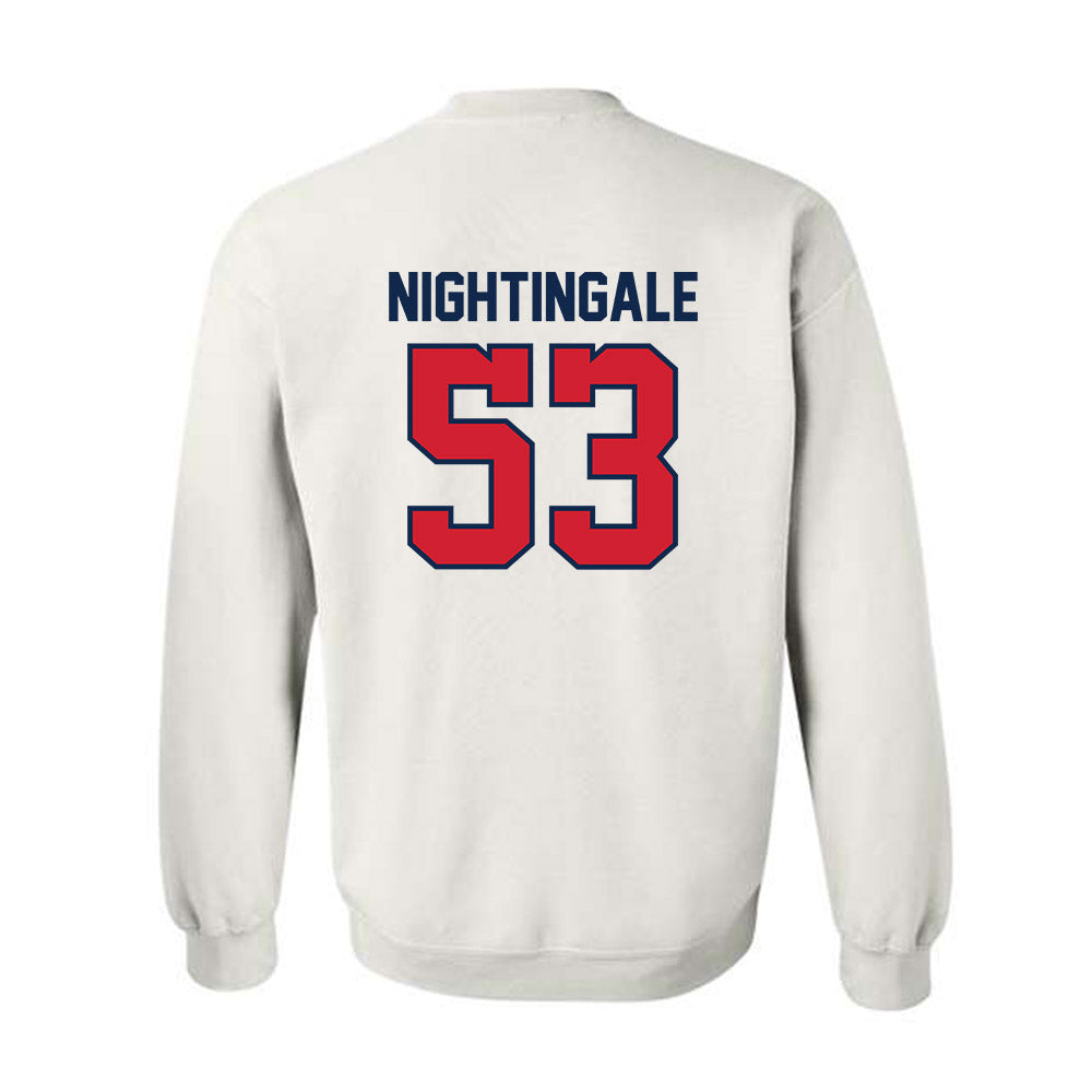 Ole Miss - NCAA Football : Trey Nightingale - Replica Shersey Crewneck Sweatshirt-1