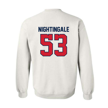Ole Miss - NCAA Football : Trey Nightingale - Replica Shersey Crewneck Sweatshirt-1