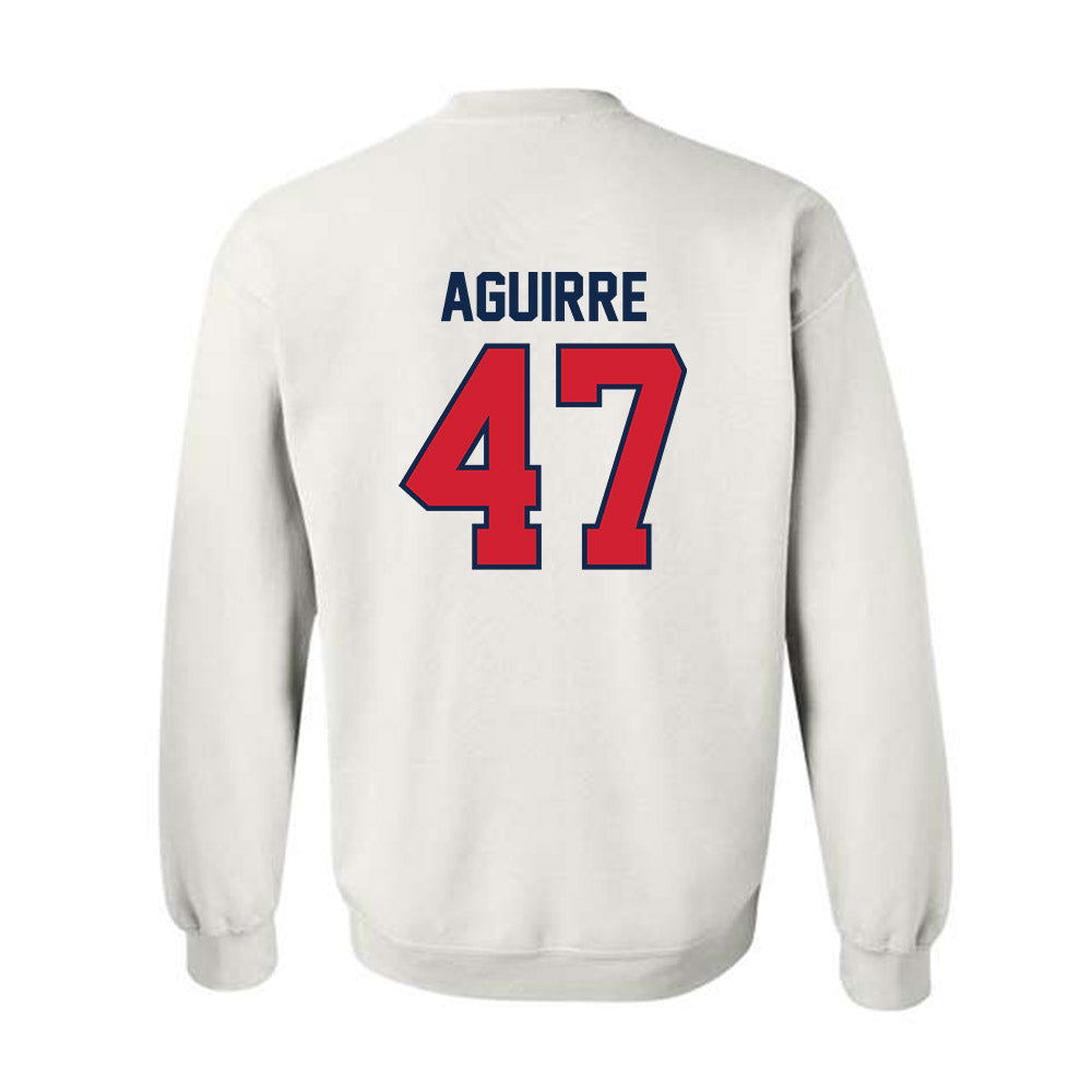 Ole Miss - NCAA Football : Anthony Aguirre - Replica Shersey Crewneck Sweatshirt-1