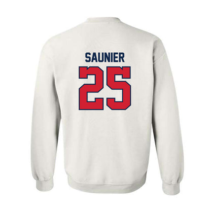 Ole Miss - NCAA Baseball : Grayson Saunier - Replica Shersey Crewneck Sweatshirt