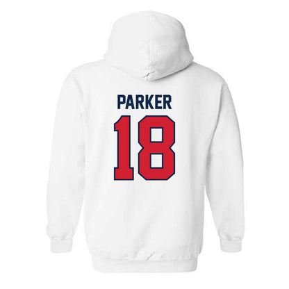 Ole Miss - NCAA Baseball : Greyson Parker - Replica Shersey Hooded Sweatshirt-1