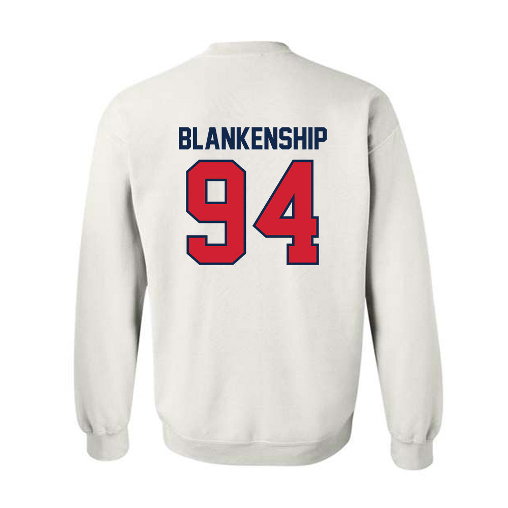 Ole Miss - NCAA Football : Caleb Blankenship - Replica Shersey Crewneck Sweatshirt-1