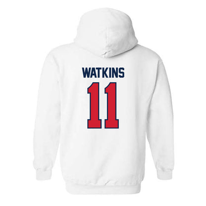 Ole Miss - NCAA Football : Jordan Watkins - Replica Shersey Hooded Sweatshirt