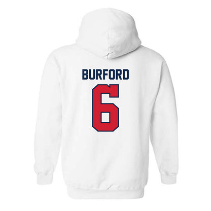 Ole Miss - NCAA Baseball : Reagan Burford - Replica Shersey Hooded Sweatshirt