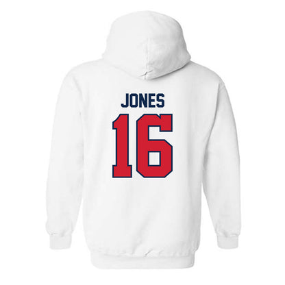 Ole Miss - NCAA Baseball : Brayden Jones - Replica Shersey Hooded Sweatshirt-1