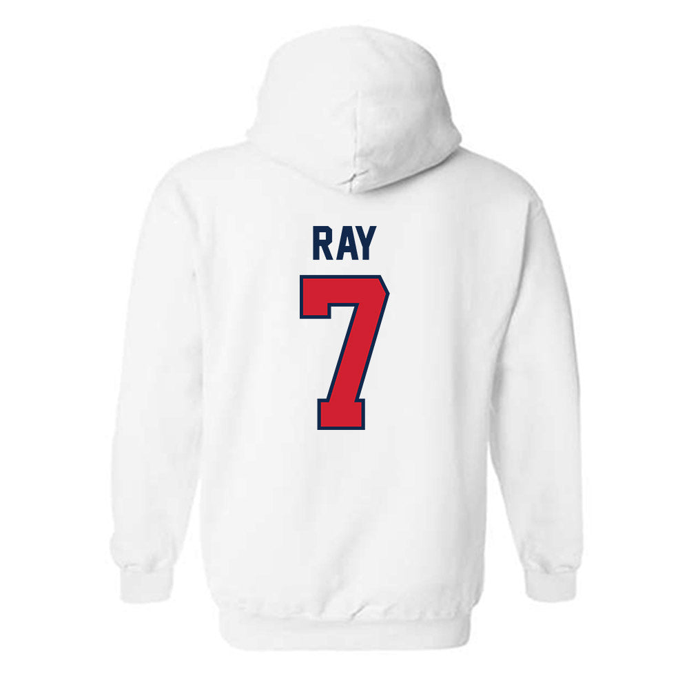 Ole Miss - NCAA Football : Traylon Ray - Replica Shersey Hooded Sweatshirt-1