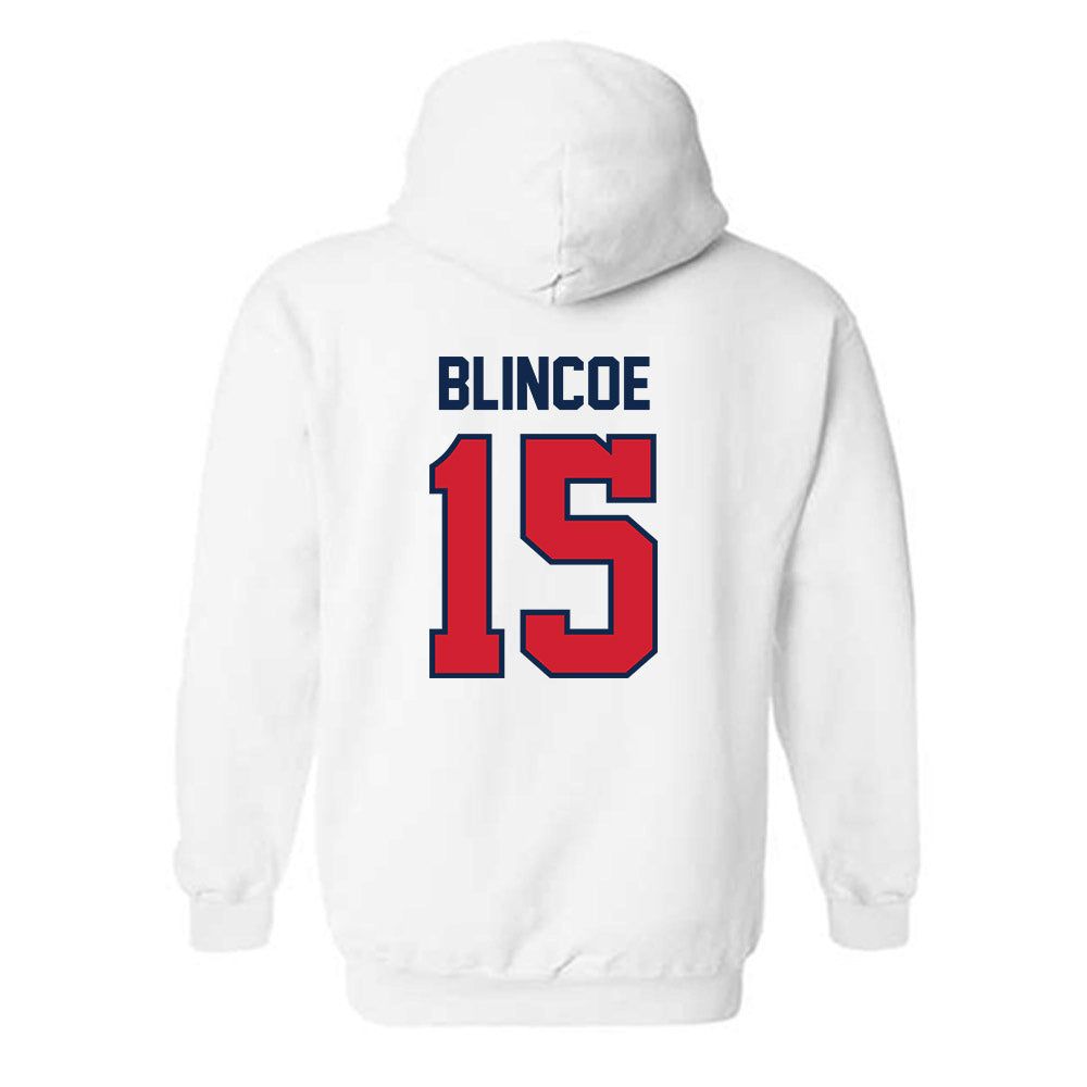 Ole Miss - NCAA Women's Soccer : Tate Blincoe - Replica Shersey Hooded Sweatshirt-1