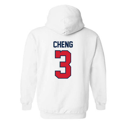 Ole Miss - NCAA Baseball : Luke Cheng - Replica Shersey Hooded Sweatshirt-1