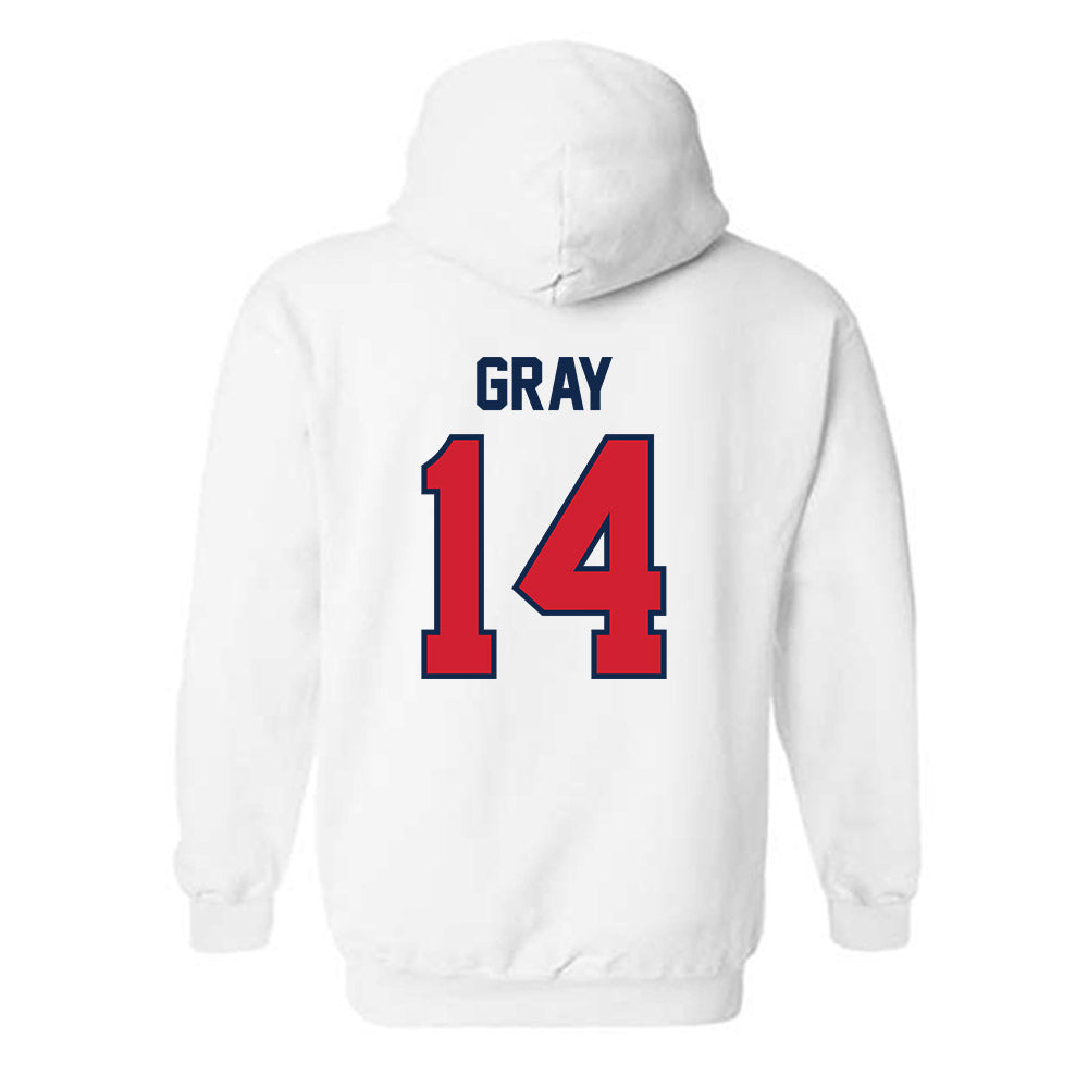 Ole Miss - NCAA Women's Soccer : Isabella Gray - Replica Shersey Hooded Sweatshirt-1