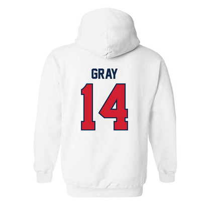 Ole Miss - NCAA Women's Soccer : Isabella Gray - Replica Shersey Hooded Sweatshirt-1