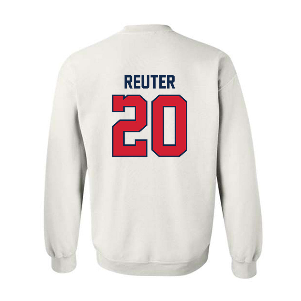 Ole Miss - NCAA Baseball : Collin Reuter - Replica Shersey Crewneck Sweatshirt-1