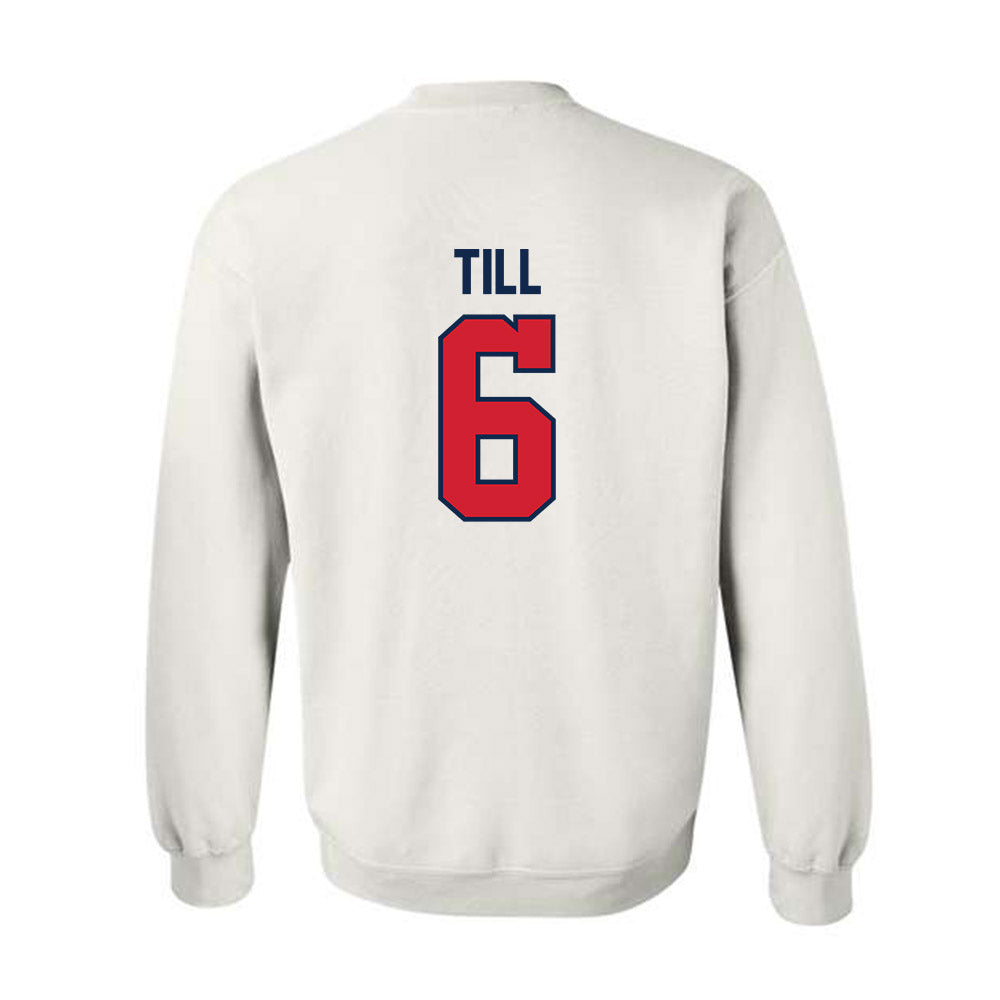 Ole Miss - NCAA Softball : Kaidance Till - Replica Shersey Crewneck Sweatshirt-1
