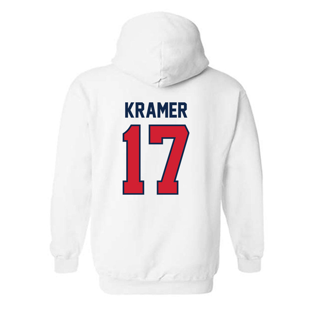 Ole Miss - NCAA Baseball : John Kramer - Replica Shersey Hooded Sweatshirt