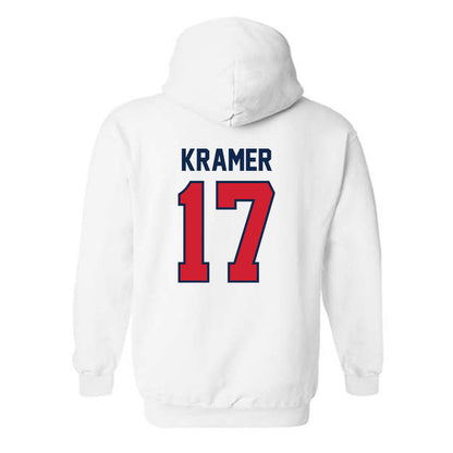 Ole Miss - NCAA Baseball : John Kramer - Replica Shersey Hooded Sweatshirt