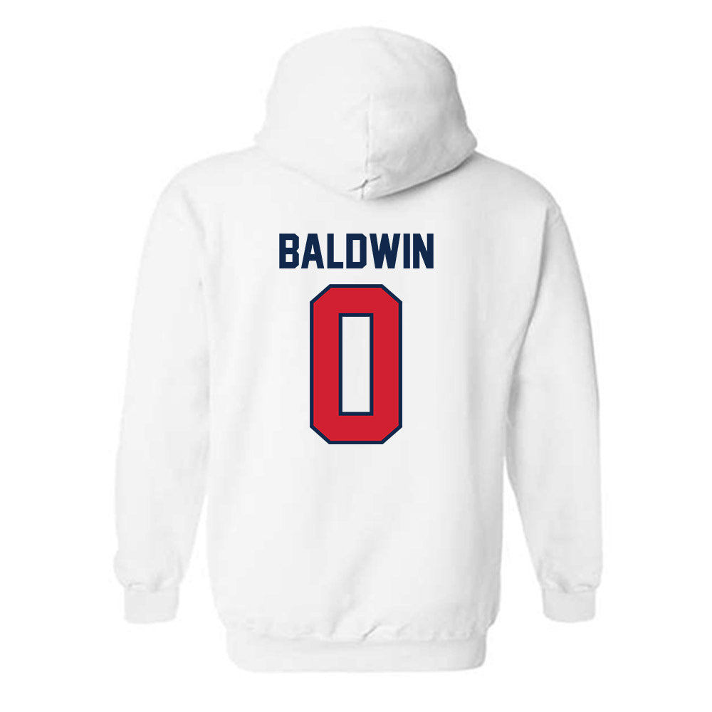 Ole Miss - NCAA Women's Soccer : Lexi Baldwin - Replica Shersey Hooded Sweatshirt-1