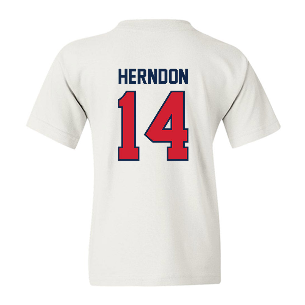 Ole Miss - NCAA Softball : Abby Herndon - Replica Shersey Youth T-Shirt-1