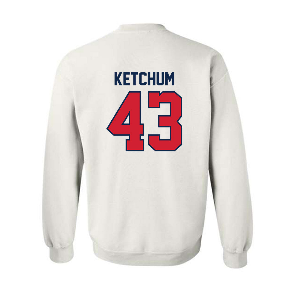 Ole Miss - NCAA Baseball : Cole Ketchum - Replica Shersey Crewneck Sweatshirt