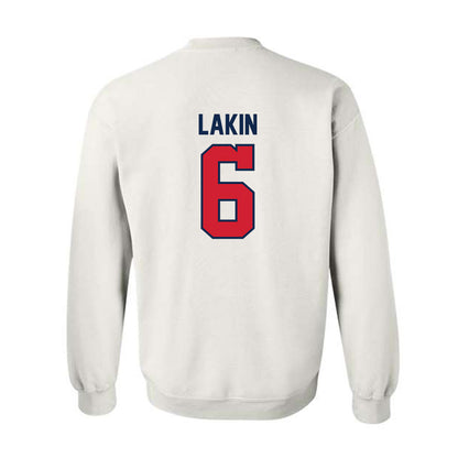 Ole Miss - NCAA Women's Soccer : Katie Lakin - Replica Shersey Crewneck Sweatshirt-1