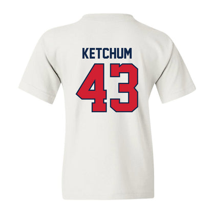 Ole Miss - NCAA Baseball : Cole Ketchum - Replica Shersey Youth T-Shirt