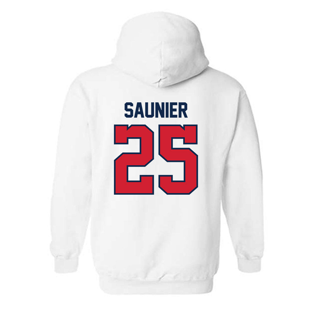 Ole Miss - NCAA Baseball : Grayson Saunier - Replica Shersey Hooded Sweatshirt