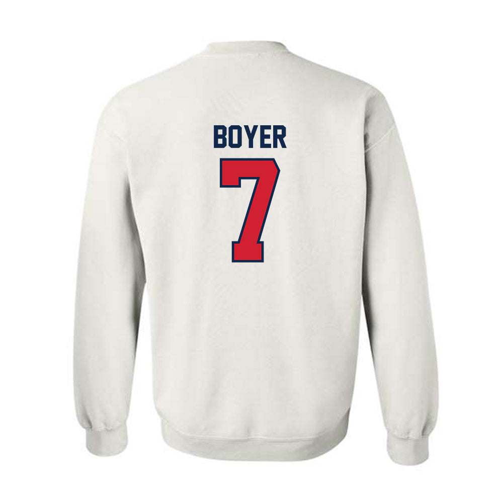 Ole Miss - NCAA Softball : Emilee Boyer - Replica Shersey Crewneck Sweatshirt-1
