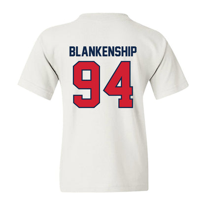 Ole Miss - NCAA Football : Caleb Blankenship - Replica Shersey Youth T-Shirt-1