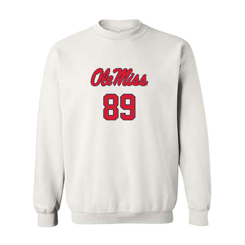 Ole Miss - NCAA Football : Mikey Baker - Replica Shersey Crewneck Sweatshirt-0