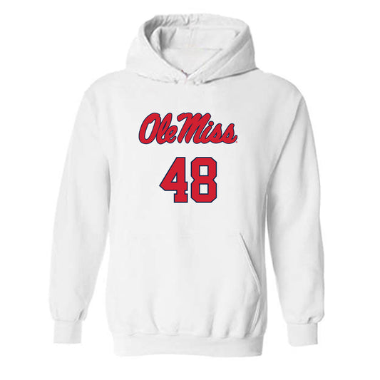 Ole Miss - NCAA Football : Mark Trigg Jr - Replica Shersey Hooded Sweatshirt-0
