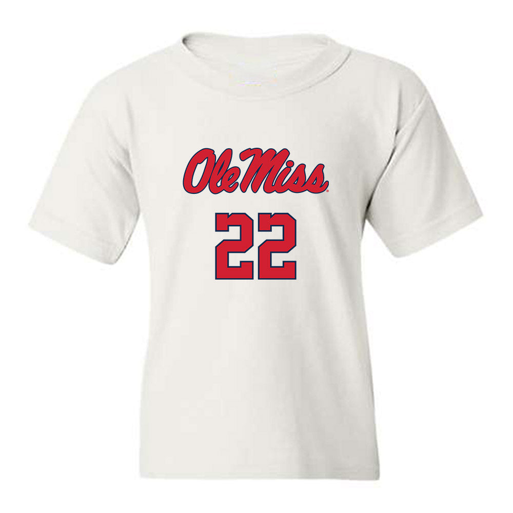 Ole Miss - NCAA Baseball : Connor Spencer - Replica Shersey Youth T-Shirt-0